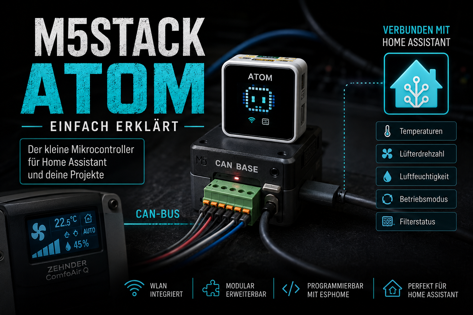 M5Stack ATOM erklärt: Der winzige Computer für Smart Home und IoT