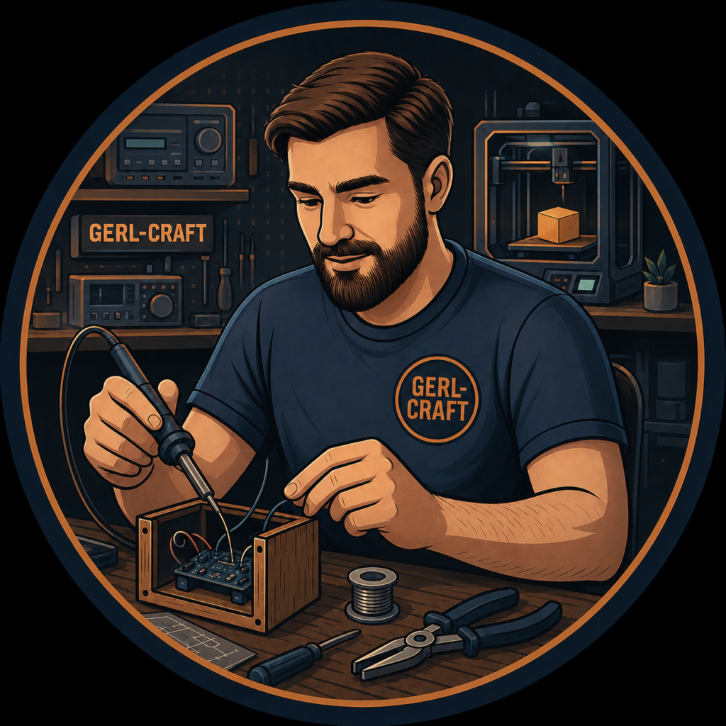 Illustration von Manuel in der Gerl-Craft Werkstatt